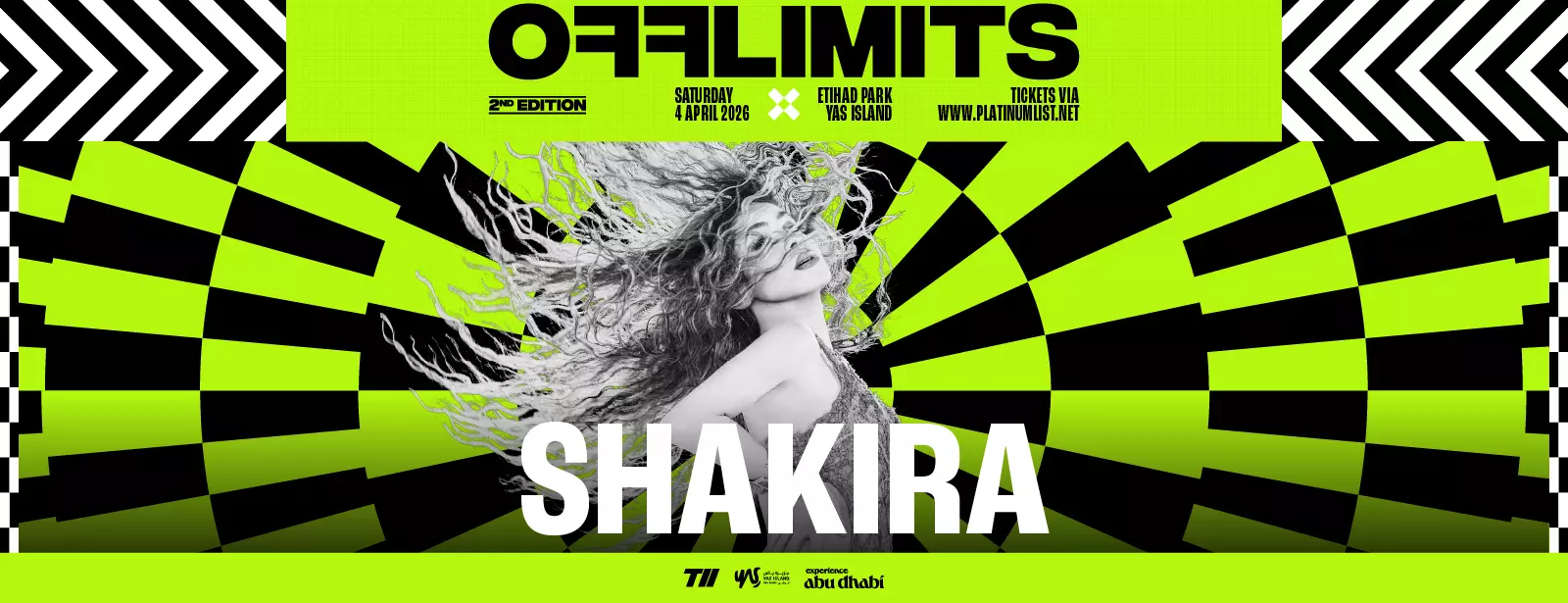 OFFLIMITS Music Festival - Headlining Shakira in Abu Dhabi