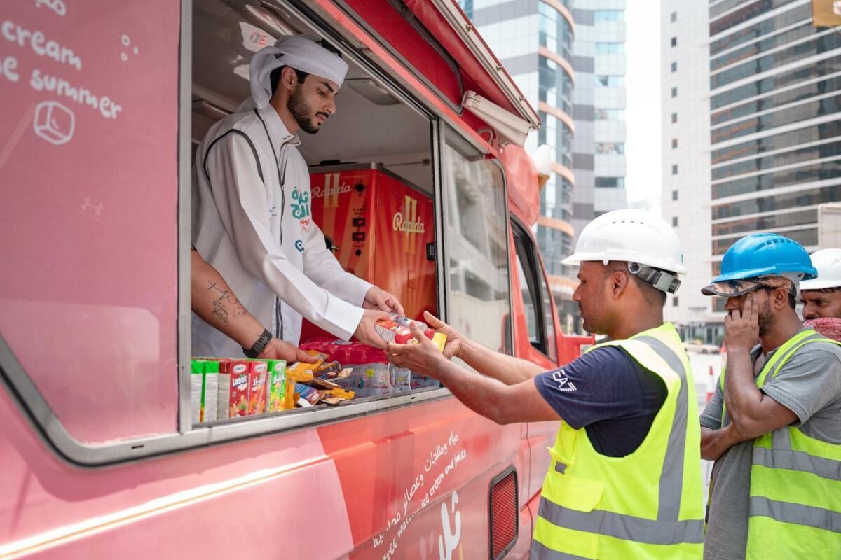 The Al Freej Fridge humanitarian campaign