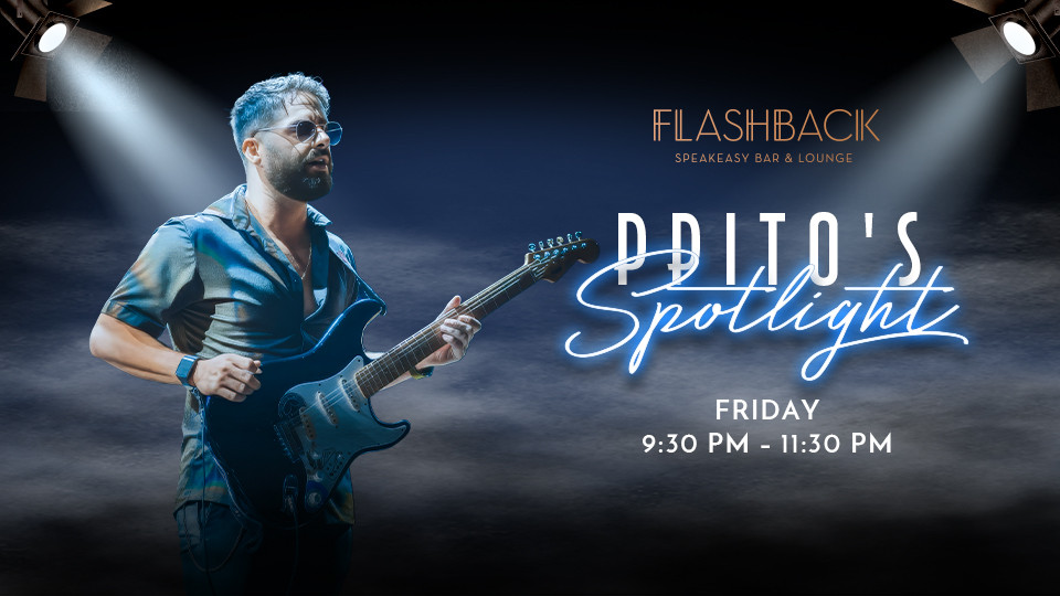 Ppito’s Spotlight at Flashback Speakeasy, Paramount Hotel Dubai