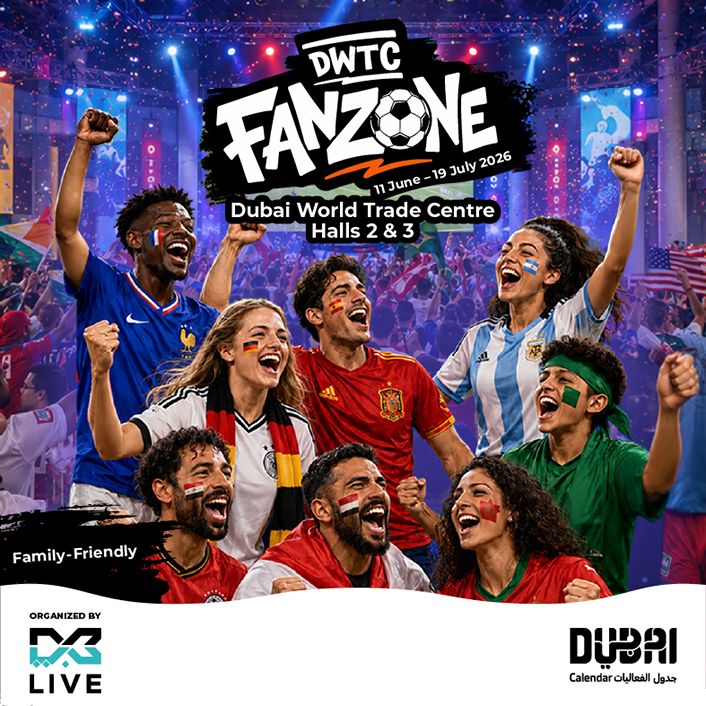 DWTC Worldcup Fanzone – Indoor FIFA World Cup 2026 hub at Dubai World Trade Centre