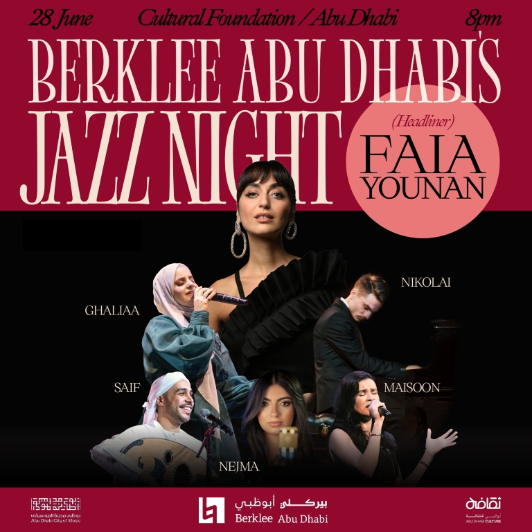 Berklee Abu Dhabi’s Jazz Night featuring Faia Younan